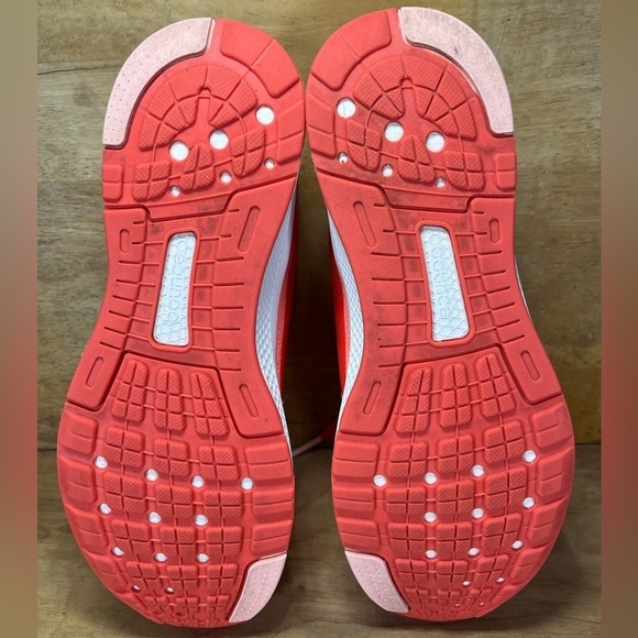 Adidas Edge Lux Bounce Womens Size 7.5 Training Shoes Sneakers Bright Orange - Picture 7 of 8